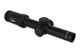 Trijicon CREDO 1-4x24mm rifle scope is a highly versatile low power variable scope with green illuminated MRAD ranging reticle.